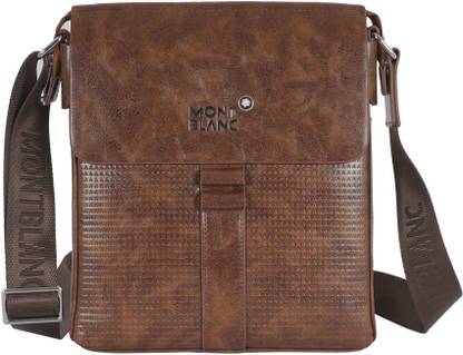 Montblanc Messenger Bag MB005 Tan Waterproof Messenger Bag