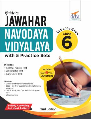 Guide to Jawahar Navodaya Vidyalaya Entrance Exam Class 6 with 5 Practice Sets 2nd Edition