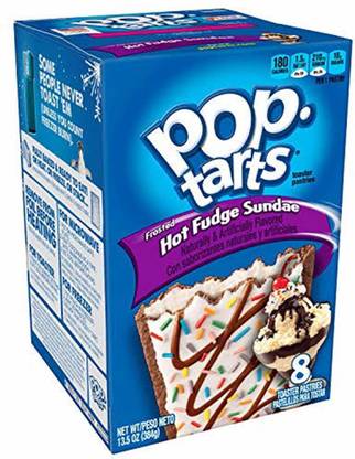 Pop Tarts Frosted Hot Fudge Sundae Box