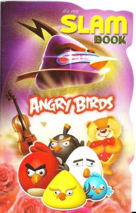 SJS Traders Angry Birds Slam Book Book-size Diary Single line 64 Pages