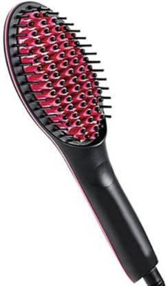 FIVANIO Simply Straight Ceramic Brush with Lcd Display H_BR-01 Hair Straightener Brush