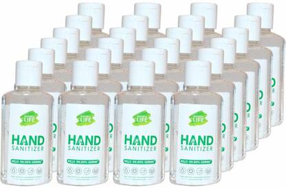 Natural Life FDA Approved Disinfectant  - Citrus 55 ml (pack of 24) Hand Sanitizer Bottle