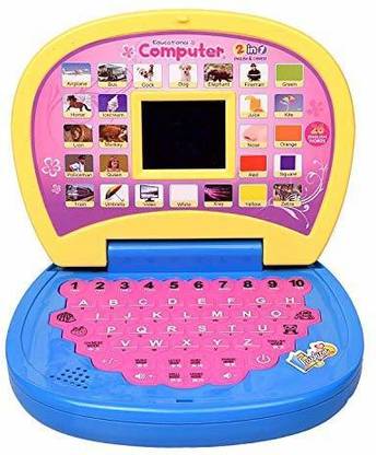 R K GIFT GALLERY Kids Laptop, LED Display, with Music, Educational Laptop Learner with LED Screen, Multi Color