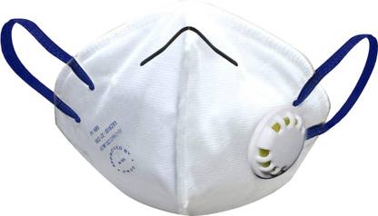 Oriley PI-N95 DRDO Approved Face Mask with Breathing Valve & Metal Nose Pin for Men & Woman OPN9511