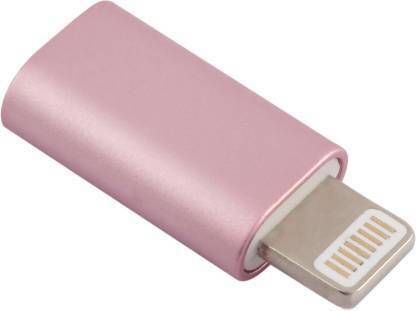 Sharp beak Pink Pink Micro-USB (Female) To Lightning (8 Pin) (Male) Adapter Phone Converter