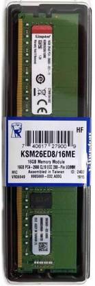 KINGSTON Kingston KSM26ED8/16ME DDR4 16 GB (Dual Channel) Server DDR4 Server RAM (KSM26ED8/16ME)