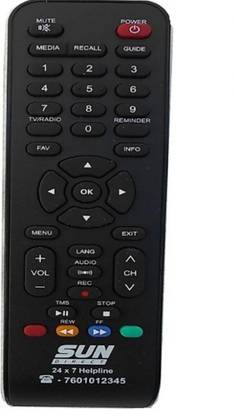 Sun Direct SD998887 SUN DIRECT TV SD RM Remote Controller