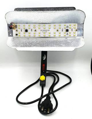 MILLETS 50 Watt B4 Led Video Light Continuous Light/Video Light B4 Light for Marriage/Night Photography (Color Warm White) 300 lx Camera LED Light
