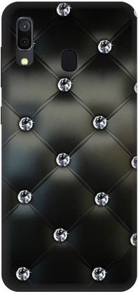 SAVETREE Back Cover for Samsung Galaxy A30/SM-A305FZKFINS Printed Diamond Back Cover