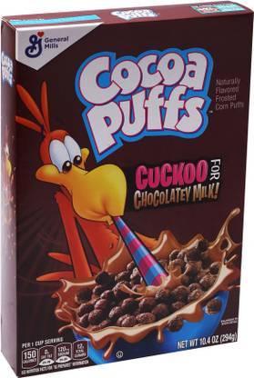 General Mills Cereal Cocoa Puffs Box