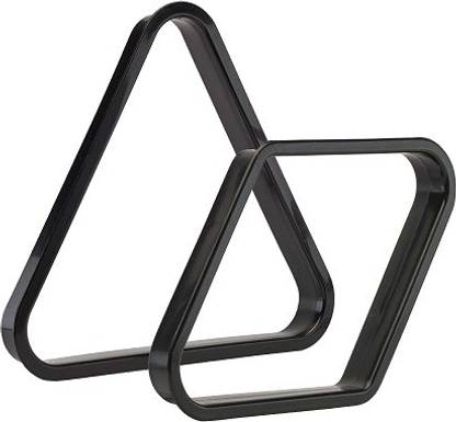 Laxmi Ganesh Billiard AS1W LGB Combo of Plastic Triangle & 9 Ball Frame (Black) Snooker, Pool, Billiards Cue Stick