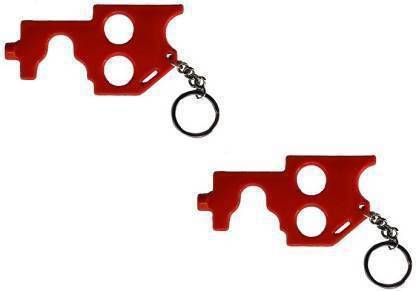 JBJ No Touch Door Opener - Antimicrobial Hand Tool Door Opener - Self-Cleaning Germ Key Tool Touchless Door Opener - Safe Touch Tool EDC Door Opener - Door Opener Tool No Touch Key Chain