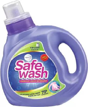 SafeWash Matic Top Load Liquid Detergent (1 L) Multi-Fragrance Liquid Detergent