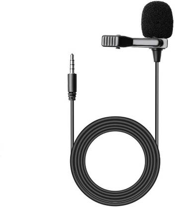 Sulfur Best Quality 3.5mm Microphone Clear Voice, Digital Clip Collar Mic For Youtube Video Interviews , News, Travel Mike for Mobile for Voice Recording , Lapel Mic Mobile, PC, Laptop, Android Smartphones Microphone