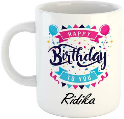 FABTODAY Best Gift for Birthday, Name - Ridika Ceramic Coffee Mug