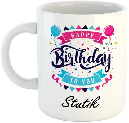 FABTODAY Best Gift for Birthday, Name - Stutik Ceramic Coffee Mug