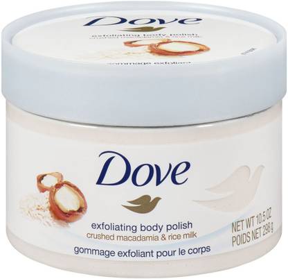 DOVE Exfoliating Body Polish Crushed Macadamia & Rice Milk
