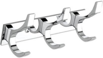 NEXA Double Hook Wall hanger 3 Hook,Cloth Hanger Bathroom Wall Door Hooks For Hanging keys,Clothes Holder Door Hanger
