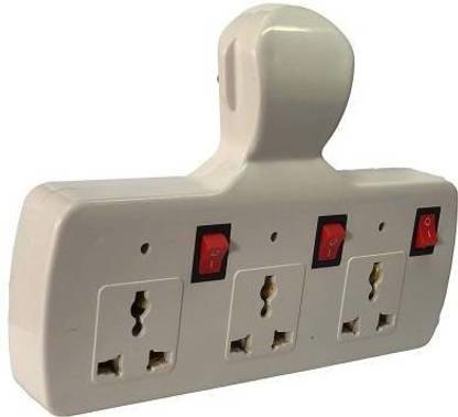 skyunion 3+3 Multi-plug with Switch Indicator Three Pin Plug 3 Socket Extension Boards Three Pin Plug