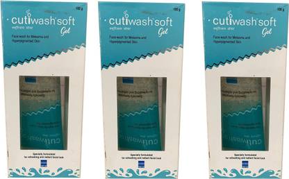 Cutiwash Soft Gel (Pack Of 3) Face Wash