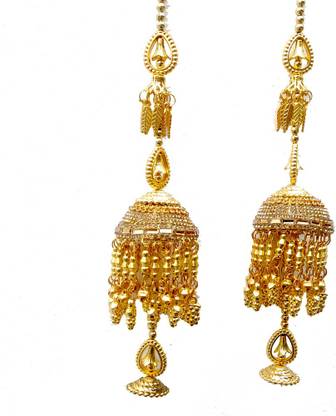 ONEX Bridal Golden Heavy Kalire/kalere/Kaleera/Kalera/Bridal Hand Hanging/kaleera for Dulhan Kaleera