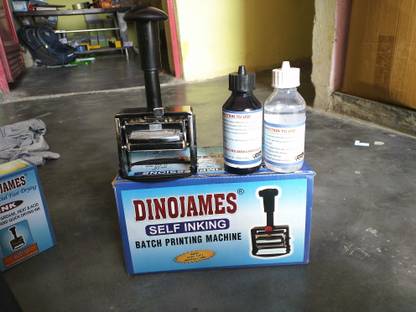 dinojames Batch Printing Machine/Mini Printer (Letter Size 2.5mm} Manually