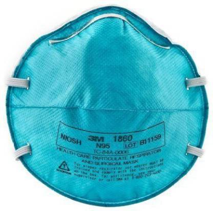 3M Health Care Particulate Respirator and Surgical Mask 1860, NIOSH Approved N95