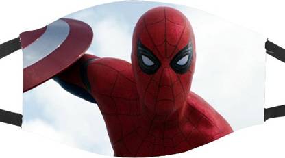 Offertory SpiderMan" Printed Cotton Mask Cloth Mask