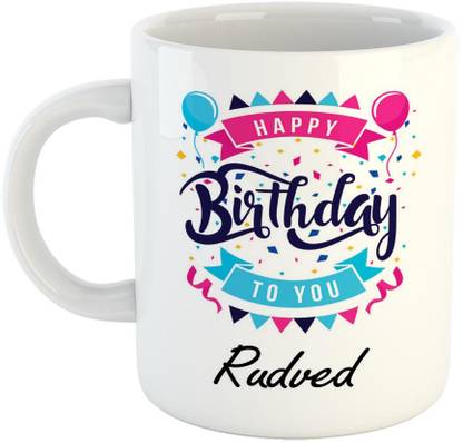 FABTODAY Best Gift for Birthday, Name - Rudved Ceramic Coffee Mug