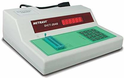 Metravi 40 Pin Digital IC Tester to test 54/74 series TTL and 4000 & 4500 series CMOS IC's, tests more than 2000 kinds of devices Digital Multimeter