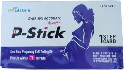 SW HEALTH CARE P-STICK ( PACK OF 50 ) PREGNANCY TESTING KIT Digital Pregnancy Test Kit