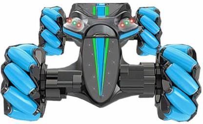UNIQUE ICONS enterprise Gesture Sensing Stunt Remote Control car Toy Traverse Crab Dancing Stunt Car Rechargeable 4WD Gesture Controlled 360°Twisting Off-Road All-Terrain Vehicle with Lights & Music