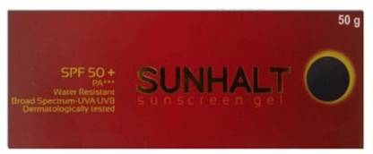 SUNHALT Sunscreen - SPF 50 PA+++ SUNSCREEN GEL SPF 50+ PA+++ (50gm)