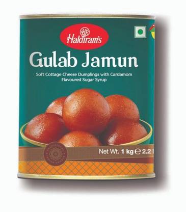 Haldiram's Gulab Jamun Tin Pack 1 Kgs Tin