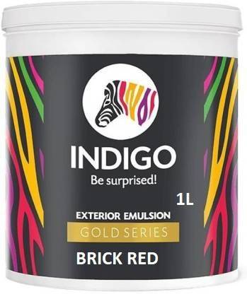 Indigo BRI011 BRICK RED Emulsion Wall Paint