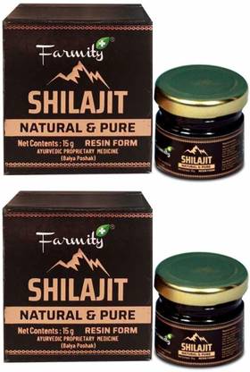 Farmity Pure Shilajit Resin Boost Energy, Strenght & Stamina 15g