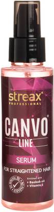 Streax Professional Canvo Line Serum For Straightened Hair