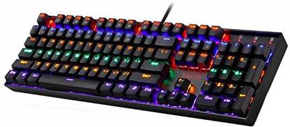 Redragon K553 Wired USB Standard Gaming Keyboard Compatible with Desktop, Laptop, Mac