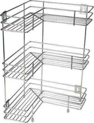 Randal Utensil Kitchen Rack Steel L - Shape ( 3 Step ) kitchen & Bathroom Corner