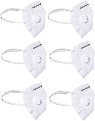 Shop & Shoppee KN95 with Respirator Filter Anti Infection Anti-Pollution Breathable Respiratory Face Mask(6 Pcs) SM30_KN95W6 Reusable, Washable