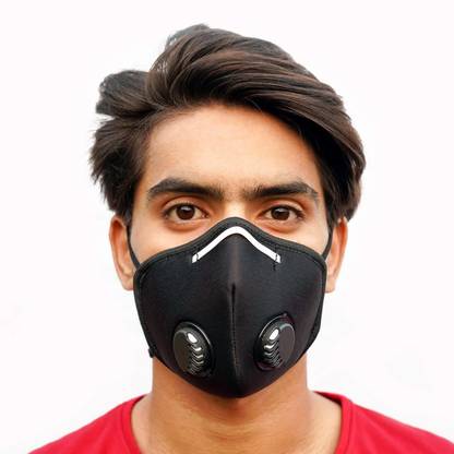 TOMAS WEENER Antipollution Face Mask With Double Filter For Man Women Boys Girls Unisex Mask | Double Filter Face Mask with Adjustable Nose Clip Multi Layer Super Soft Masks - Pack of 1