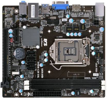 ECS H110M-C2H D3L LGA1151Socket Micro-ATX Intel H110 Chipset DDR3 Motherboard for Desktop