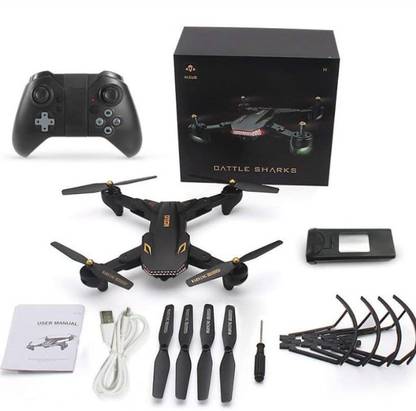 KSP TRADERS 6-Axis Gyro App Control Wi-Fi Camera Drone RC Quadcopter (Multi-Color)
