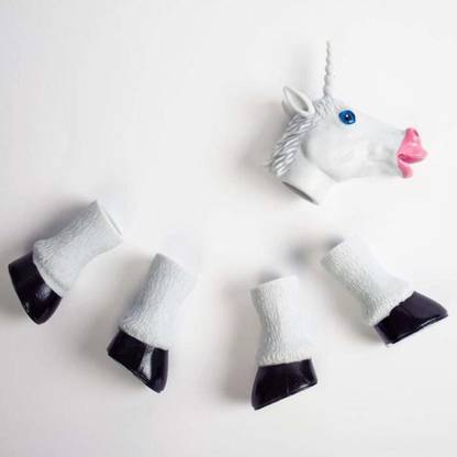 GEEKMONKEY Geekmonkey Handicorn, A Five-Piece Finger Puppet Set That Transforms Your Hand Into a Majestic Unicorn Finger Puppets