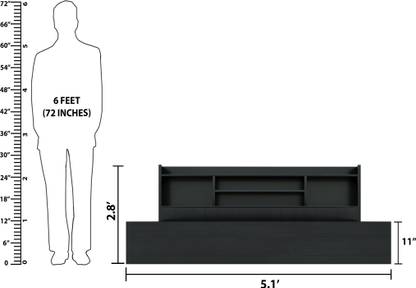 WOODSTYLE Freetown Engineered Wood Queen Box Bed