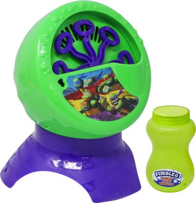 zest 4 toyz Bubble Machine with 118 ML Bubble Bottle - Battery Operated Bubble Machine for Parties, Weddings, Indoor and Outdoor Activities - Green Toy Bubble Maker