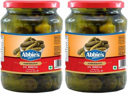 Abbie's Gherkins Big in Vinegar, 680g, Pack of 2 Vegetables