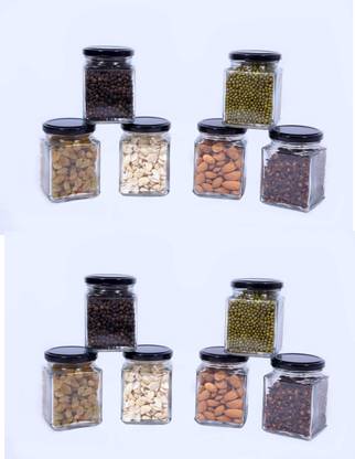 Sv Enterprise Glass Grocery Container  - 400 ml