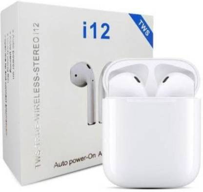 sleg9 Premium I12 Twins Bluetooth Headset Wireless Earbuds with charging case B33 Bluetooth without Mic