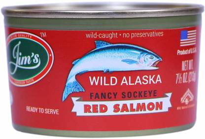 Jim's Wild Alaska Red Salmon Chunks